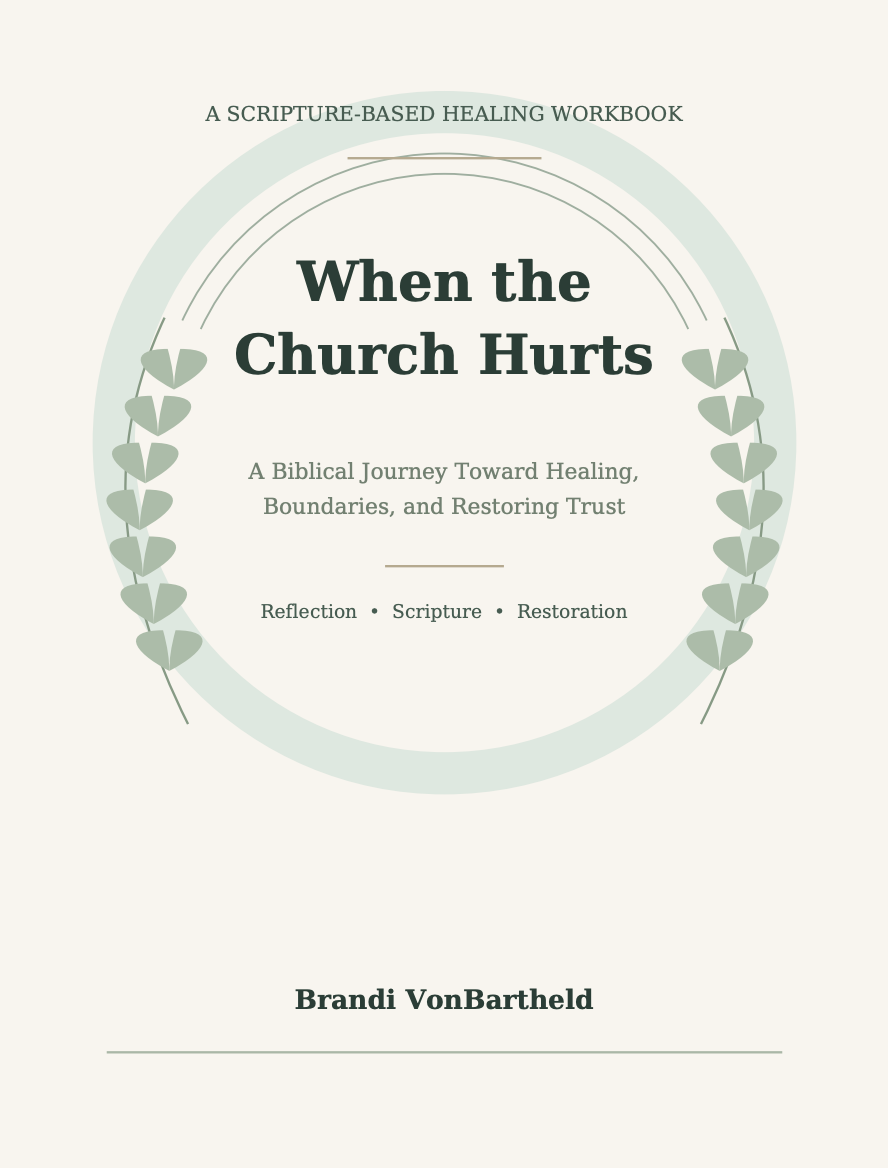 When the Church Hurts workbook cover by Brandi VonBartheld